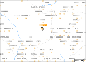 map of Nkpa