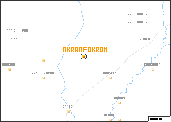 map of Nkranfokrom