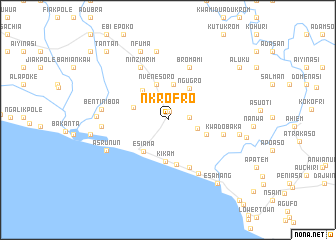 map of Nkrofro