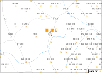 map of Nkume