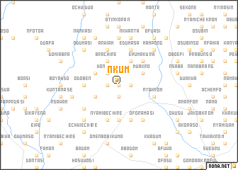 map of Nkum