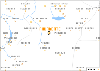 map of Nkundente