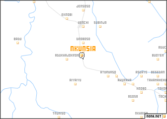 map of Nkunsia