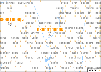 map of Nkwantanang