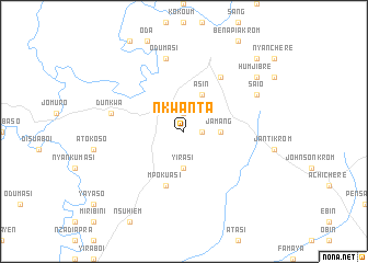 map of Nkwanta