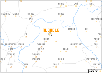 map of Nlobolé