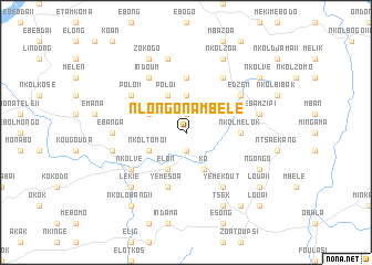 map of Nlongonambélé