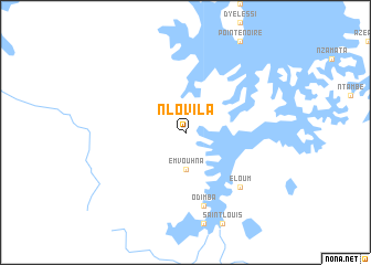 map of Nlovila