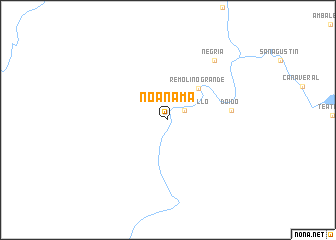 map of Noanamá