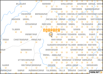 map of Noāpāra