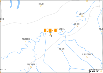 map of Noāwān