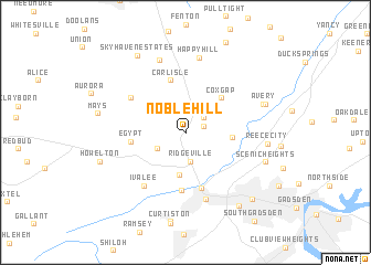 map of Noble Hill