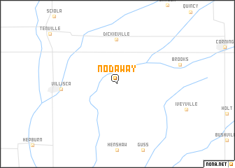 map of Nodaway