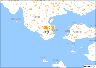 map of Nodŏ-ri