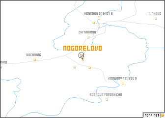 map of Nogorelovo