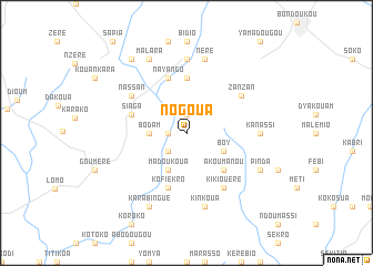 map of Nogoua