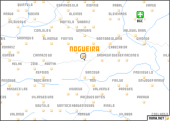 map of Nogueira