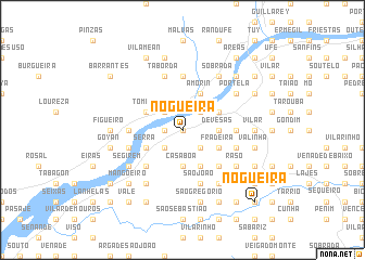 map of Nogueira