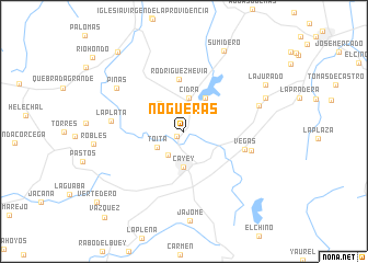 map of Nogueras