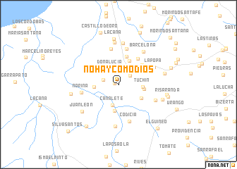 map of No Hay Como Dios