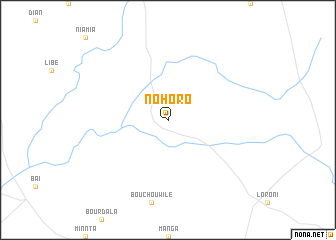 map of Nohoro