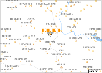 map of Nohŭng-ni