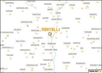 map of Nohyŏl-li