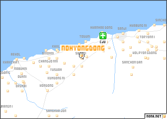 map of Nohyŏng-dong