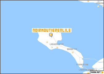 map of Noirmoutier-en-lʼÎle