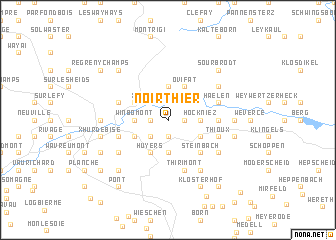 map of Noirthier