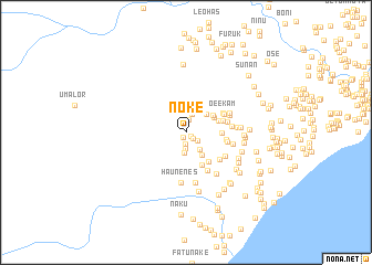 map of Noke