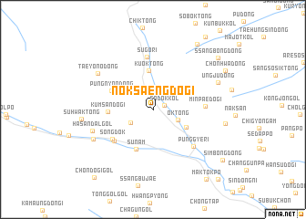 map of Noksaengdŏgi