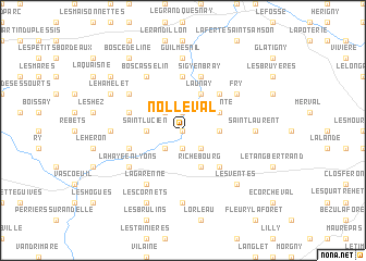 map of Nolléval