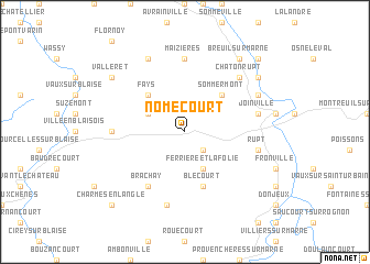 map of Nomécourt