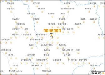 map of Nomenan