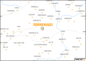 map of Nõmme-Huugi