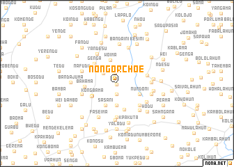 map of Nongorchoe