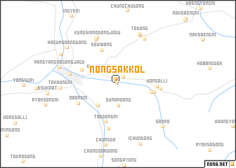 map of Nongsak-kol