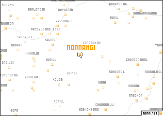 map of Nonnamgi