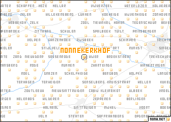 map of Nonnekerkhof
