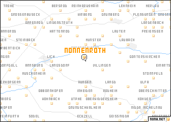 map of Nonnenroth