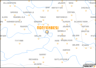 map of Nonyembesi