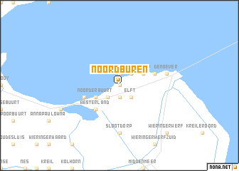 map of Noordburen