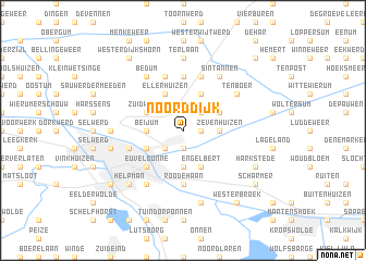 map of Noorddijk