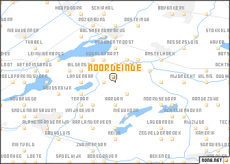 map of Noordeinde