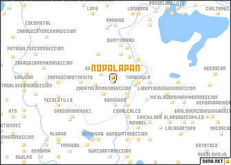 map of Nopalapan