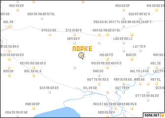 map of Nöpke