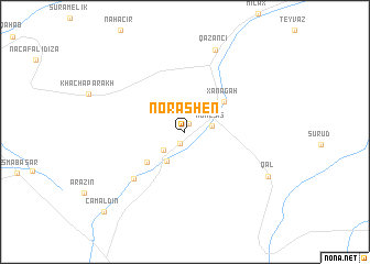 map of Norashen