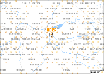 map of Nora