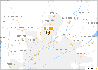 map of Nora